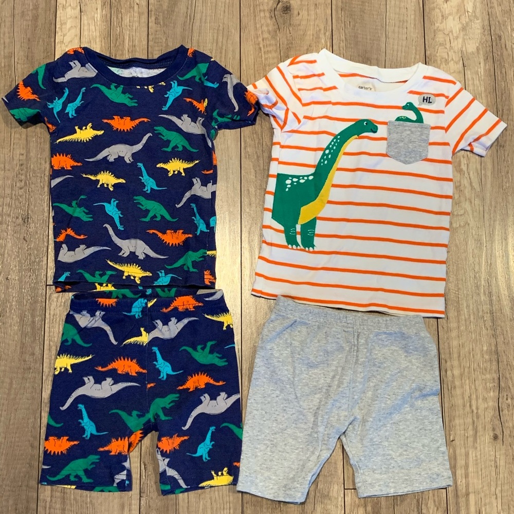 Dinosaur shorts pajamas
